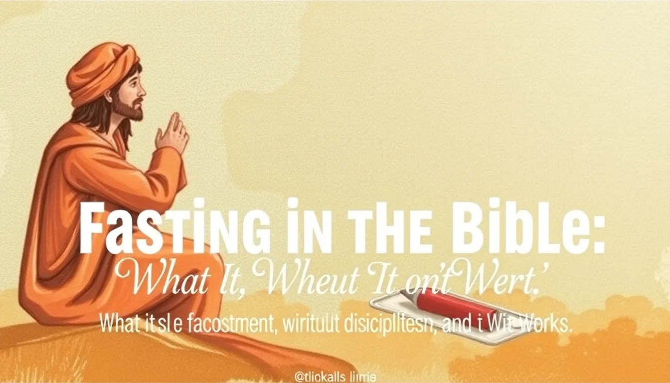 Fasting in the Bible: What It Is, What It Isn't, and Why It Works
