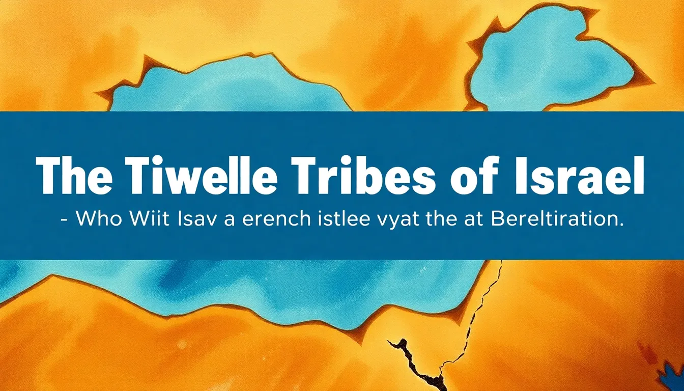The Twelve Tribes of Israel: Who They Were and Where They Settled